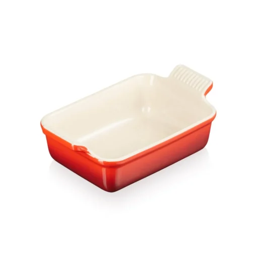 Le Creuset Stoneware Heritage 19cm Rectangular Dish - Cerise