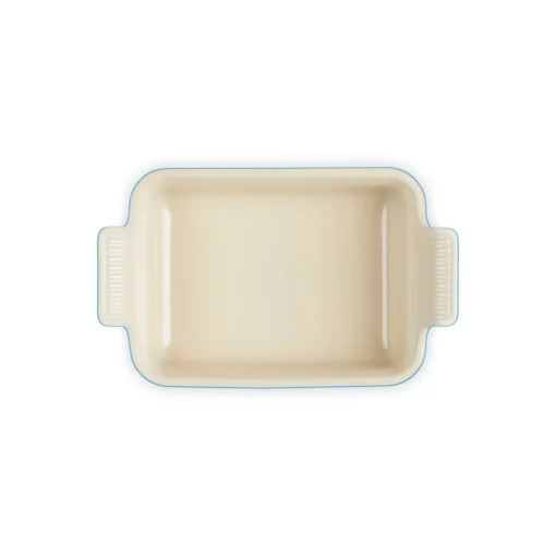 Le Creuset Stoneware Heritage 19cm Rectangular Deep  Dish - Azure