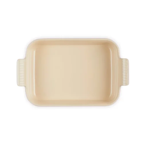 Le Creuset Stoneware Heritage 26cm Rectangular Deep  Dish - Shell Pink