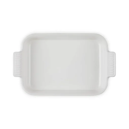 Le Creuset Stoneware Heritage 26cm Rectangular Deep Dish - Meringue