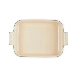 Le Creuset Stoneware Heritage 26cm Rectangular Dish - Matte Black