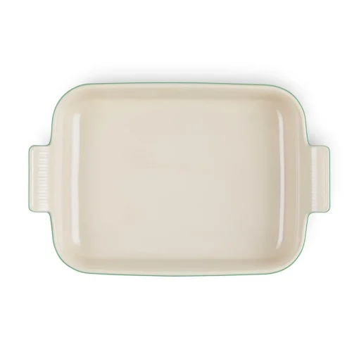 Le Creuset Stoneware Heritage 32cm Rectangular Deep Dish - Bamboo Green