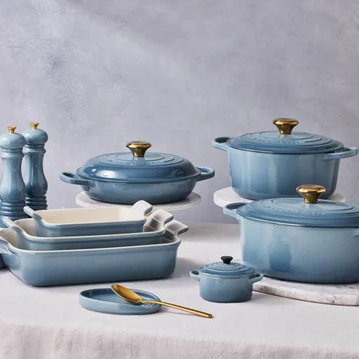 Le Creuset Stoneware Heritage 26cm Deep Rectangular Dish - Chambray