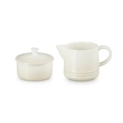 Le Creuset Stoneware Milk & Sugar Set - Meringue
