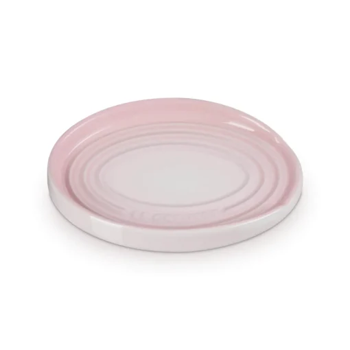 Le Creuset Stoneware Oval Spoon Rest - Shell Pink
