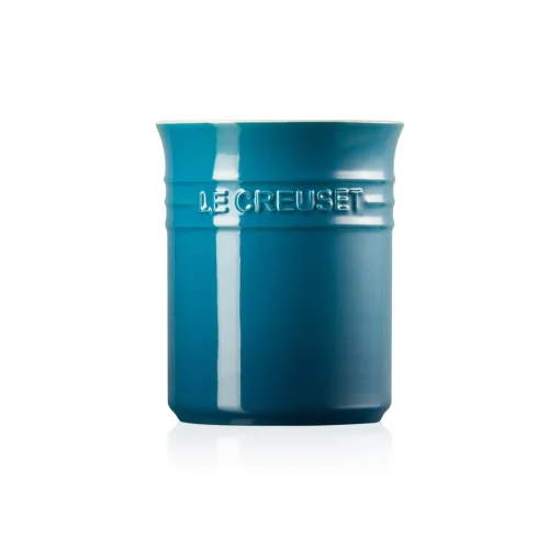Le Creuset Stoneware Small Utensil Jar - Deep Teal