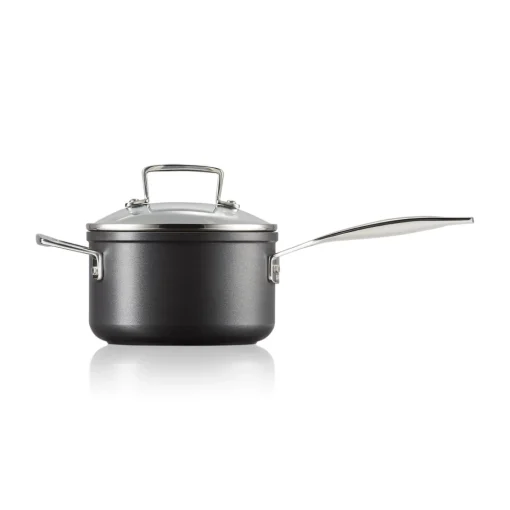 Le Creuset Toughened Non-Stick Saucepan With Glass Lid - 16cm