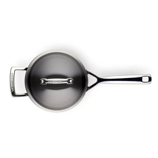 Le Creuset Toughened Non-Stick Saucepan With Glass Lid - 18cm