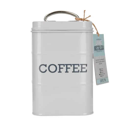 Living Nostalgia Coffee Canister - Grey