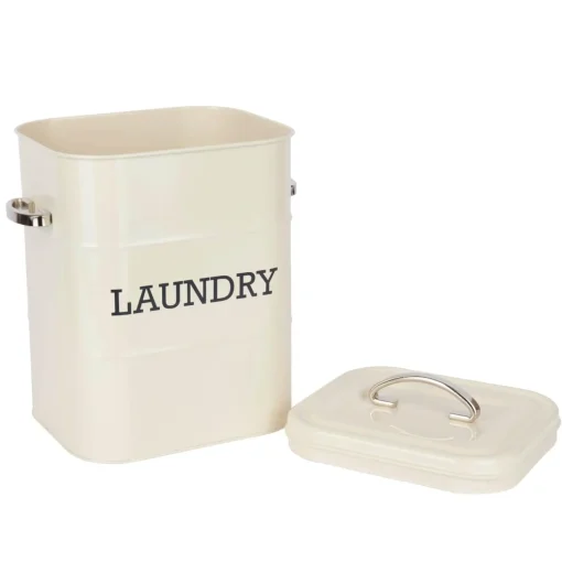 Living Nostalgia Laundry Soap Canister - Cream