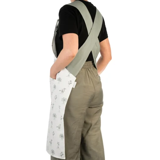 Mary Berry English Garden 100% Cotton Cross Back Apron - Birds