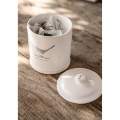 Mary Berry English Garden Tea Canister - Pied Wagtail