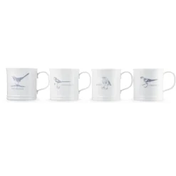 Mary Berry English Garden 4 Piece Mug Set - British Birds