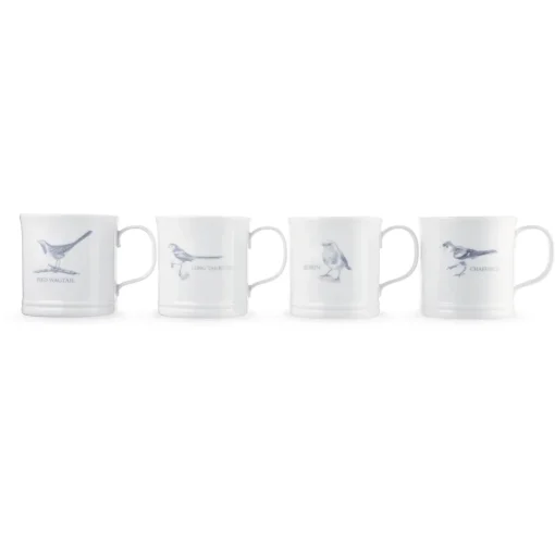 Mary Berry English Garden 4 Piece Mug Set - British Birds