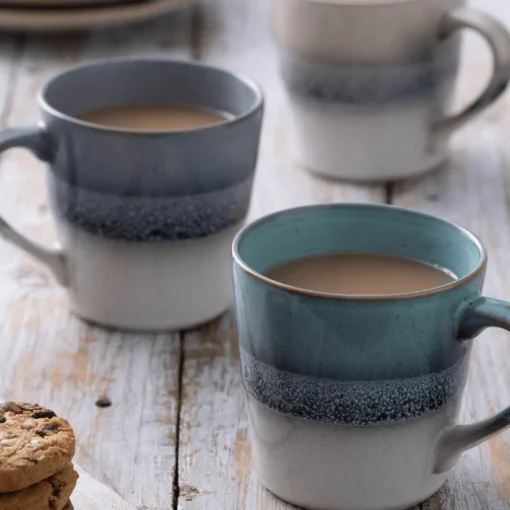 Mason Cash Reactive Fade 400ml Stoneware Mug - Grey
