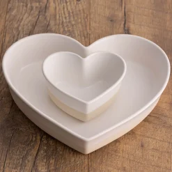 Mason Cash Stoneware Rustic Charm 28cm Heart Baker