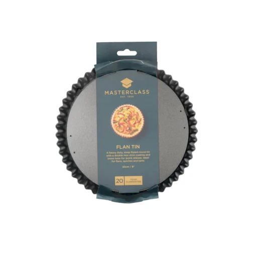 Masterclass Loose Base Fluted Flan Tin - 20cm