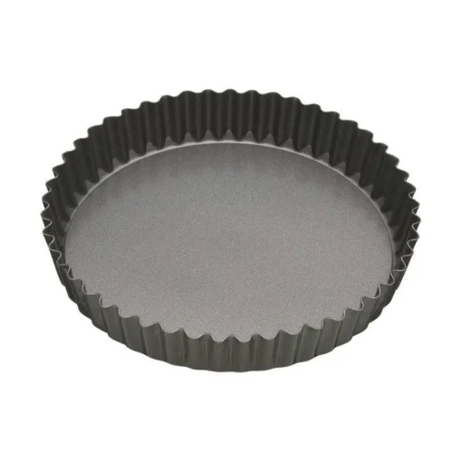 Masterclass Loose Base Round Fluted Quiche Tin - 23cm