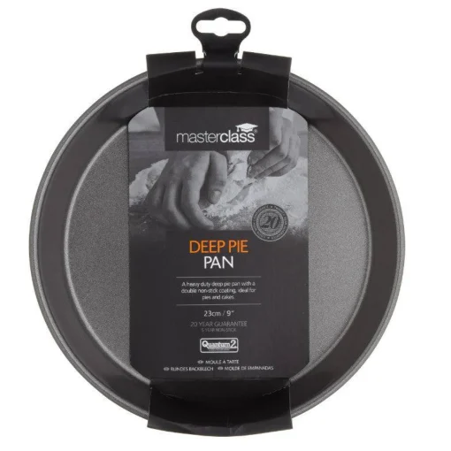 Masterclass Non-Stick Round Deep Pie Pan - 23cm