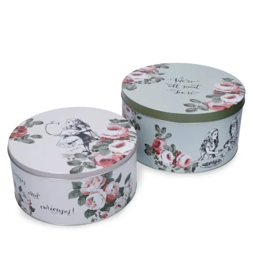 Mikasa V&A Alice In Wonderland Cake Tins - Set Of 2