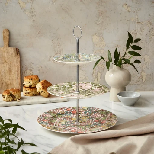 Morris & Co 3 Tier Porcelain Cake Stand