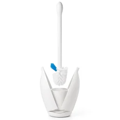 OXO Good Grips Toilet Brush With Rim Cleaner - White