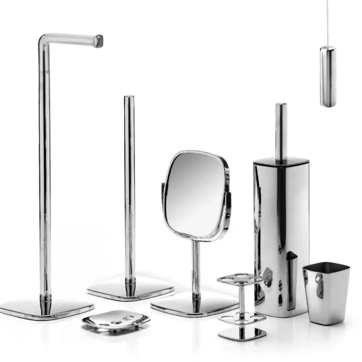 Robert Welch Burford Collection 4 Piece Bathroom Set - Polished Steel