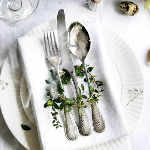 Robert Welch Honeybourne Bright Stainless Steel Dessert Spoon
