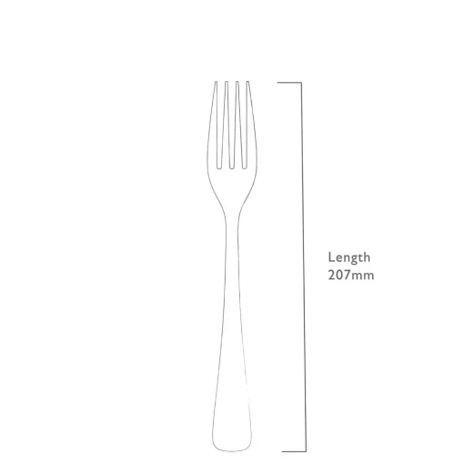 Robert Welch Malvern Bright Stainless Steel Table Fork
