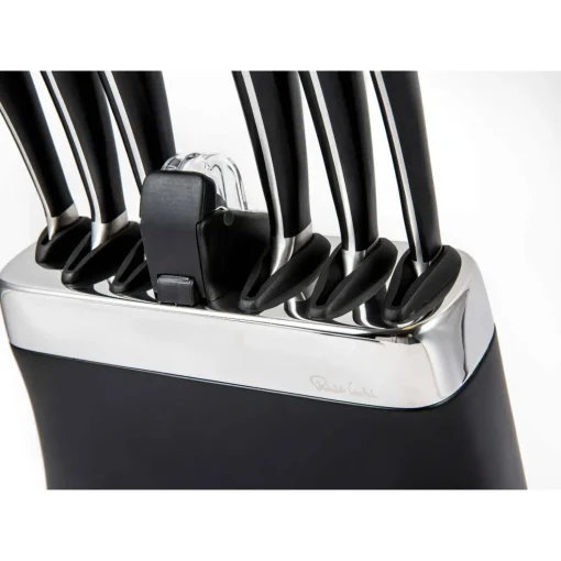 Robert Welch Signature 8 Piece Kitchen Knife Block Set With Sharpener