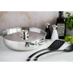 Robert Welch Signature Large Nylon Non-Stick Slotted Spoon - Black