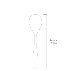 Robert Welch Stanton Bright Stainless Steel Soup Spoon