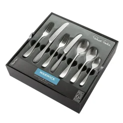 Robert Welch Warwick Bright Stainless Steel Cutlery Set - 42-Piece