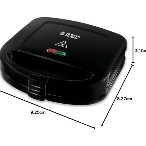 Russell Hobbs 2 Portion Electric Sandwich Toaster - Black