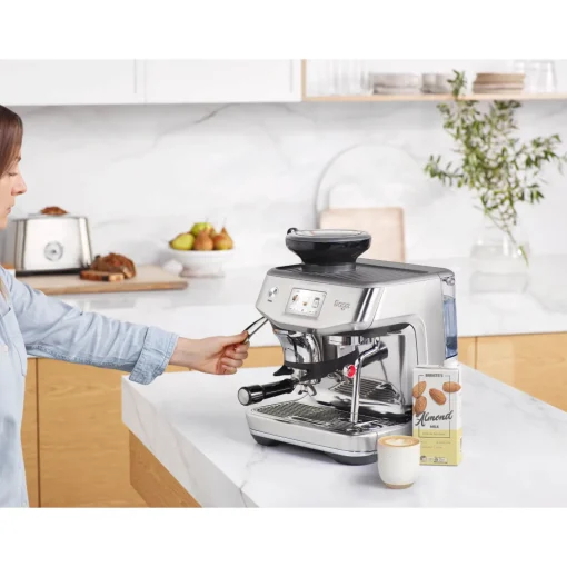 Sage Appliances SES881BSS Barista Touch Impress Bean-to-Cup Espresso Coffee Machine - Brushed Steel
