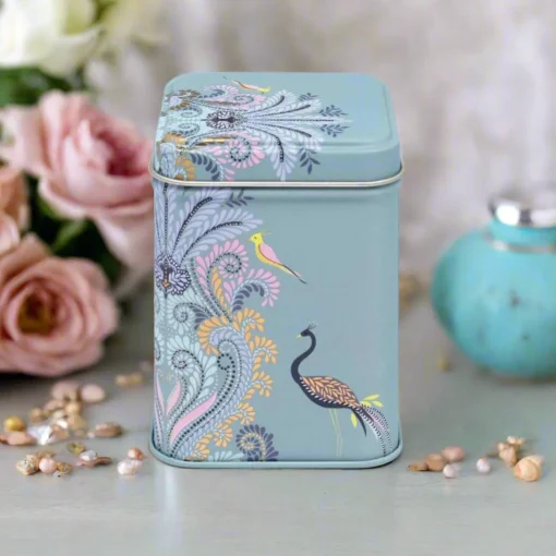 Sara Miller Small Square Tin - Filigree