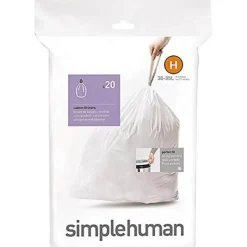 Simplehuman Code H Bin Liners - Pack of 20