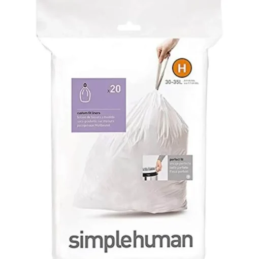 Simplehuman Code H Bin Liners - Pack of 20