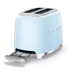 Smeg Jug Kettle & 2 Slice Toaster Set - Pastel Blue