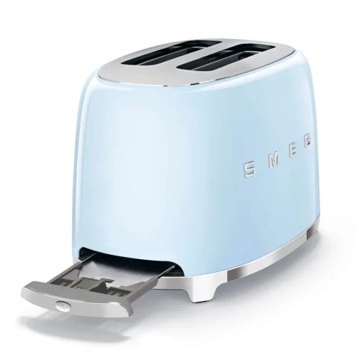 Smeg Jug Kettle & 2 Slice Toaster Set - Pastel Blue