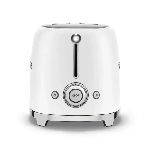 Smeg Jug Kettle & 2 Slice Toaster Set - Matte White