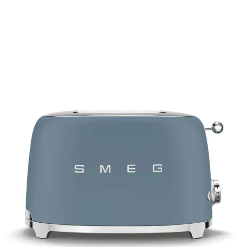 Smeg KLF03 Jug Kettle & 2 Slice TSF01 Toaster Set - Storm Blue