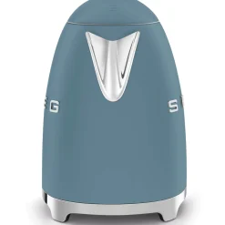 Smeg KLF03 Jug Kettle & 2 Slice TSF01 Toaster Set - Storm Blue