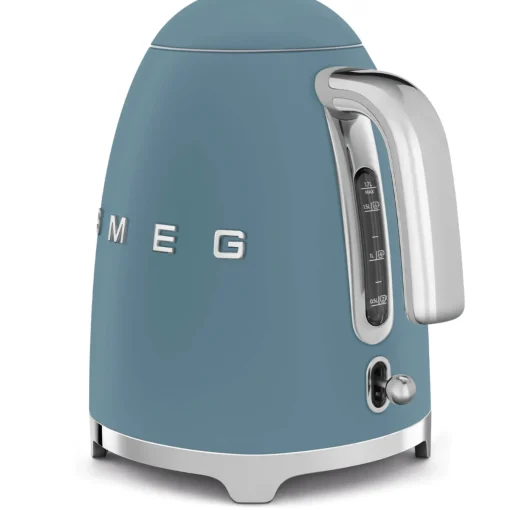 Smeg KLF03 Jug Kettle & 2 Slice TSF01 Toaster Set - Storm Blue