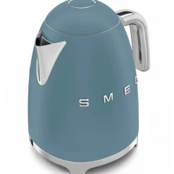 Smeg KLF03 Jug Kettle & 2 Slice TSF01 Toaster Set - Storm Blue