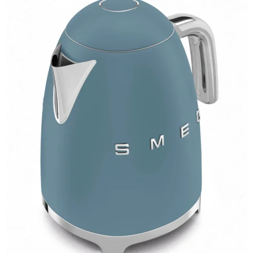 Smeg KLF03 Jug Kettle & 2 Slice TSF01 Toaster Set - Storm Blue