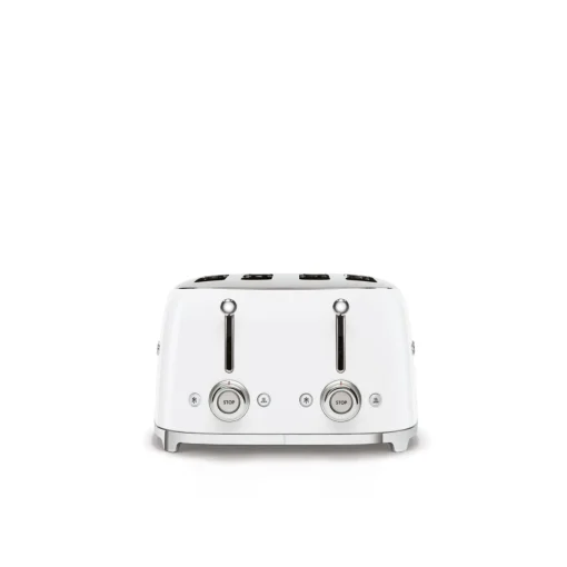 Smeg 50's Style Retro TSF03 4 Slice Toaster - White