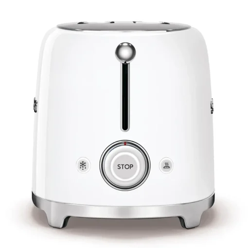 Smeg 50's Style Retro TSF01 2 Slice Toaster - White