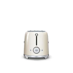 Smeg 50's Style Retro TSF01 2 Slice Toaster - Cream