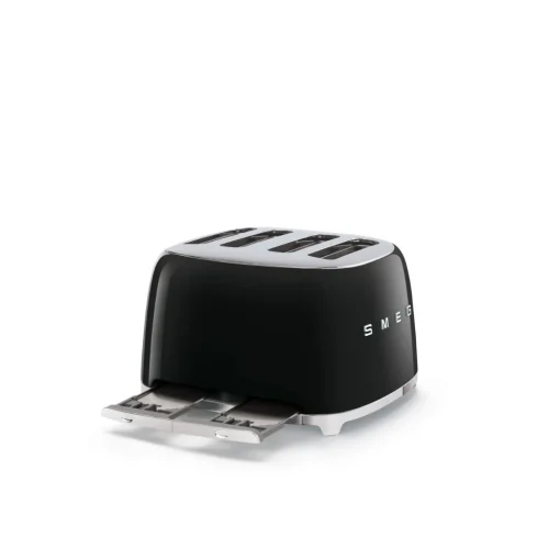 Smeg 50's Style Retro TSF03 4 Slice Toaster - Black